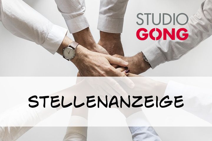 Vorschaubild für Artikel "STUDIO GONG sucht ab sofort eine Team-Assistenz (m/w/d)"