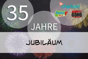 Vorschaubild zum Artikel "35 Jahre Charivari 98.6, Gong 97.1 & Radio F" Vorschaubild zum Artikel "35 Jahre Charivari 98.6, Gong 97.1 & Radio F"