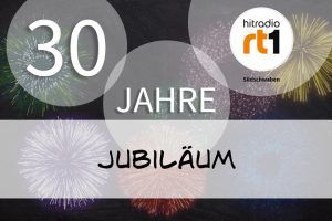 Vorschaubild zum Artikel "HITRADIO RT1 Südschwaben feiert 30-jähriges Jubiläum" Vorschaubild zum Artikel "HITRADIO RT1 Südschwaben feiert 30-jähriges Jubiläum"